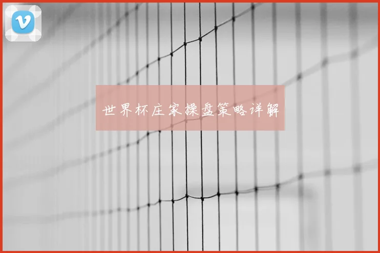 世界杯庄家操盘策略详解